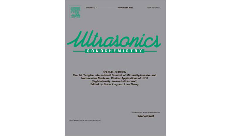 《微無創(chuàng)醫(yī)學雜志》（JMINIM）——《超聲化學》(Ultrasonics Sonochemistry)雜志特刊成功發(fā)行
